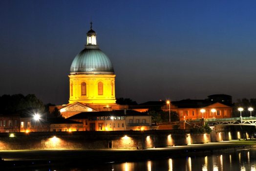 Toulouse, France - La Grave at night