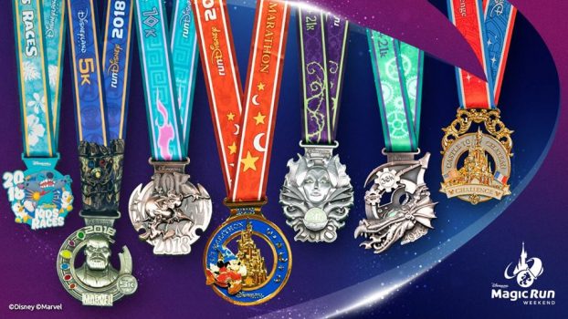 Disneyland® Paris Run Weekend 2018 Medals