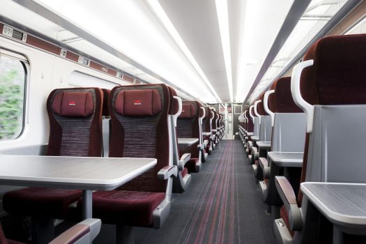 London North Eastern Railway - LNER - Azuma train interior