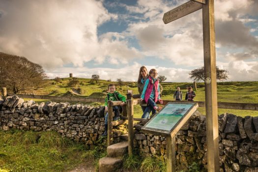 Solomon's Temple, Buxton, Derbyshire - Signpost (NCN)
