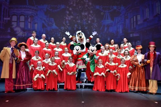 Choir performing at Lets Sing Christmas