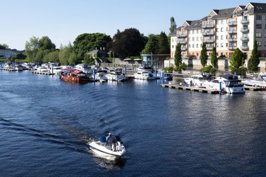 River Shannon, Athlone, Co Westmeath - Boats on the River Shannon