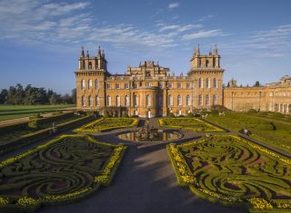 Blenheim Palace, Woodstock, Oxfordshire - Exterior view of Blenheim Palace in Spring