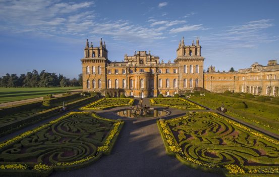 Blenheim Palace, Woodstock, Oxfordshire - Exterior view of Blenheim Palace in Spring