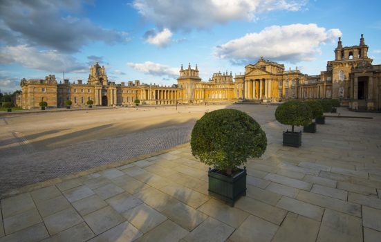 Blenheim Palace, Woodstock, Oxfordshire - West Courtyard at Blenheim Palace