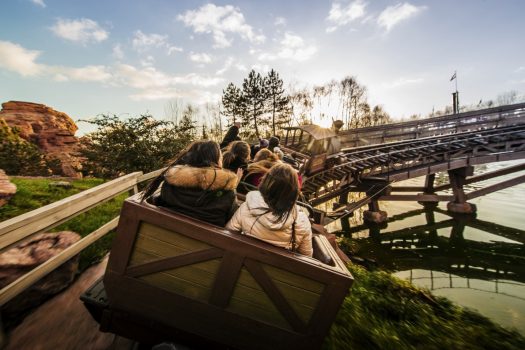 Guests riding Big Thunder Mountain