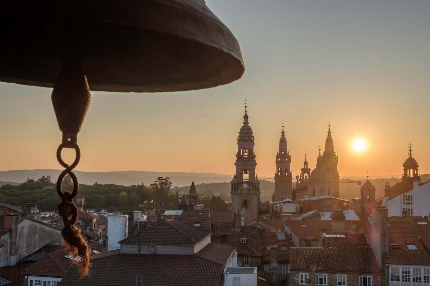 Santiago de Compostela, Spain - Cathedral from San Agustin Tower