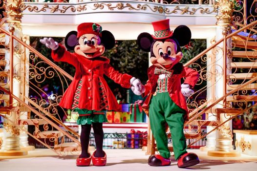 Mickey and Minnie at Disney’s Enchanted Christmas