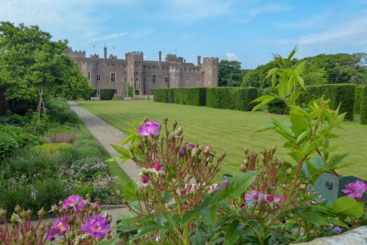 Walled garden at Herstmonceux Castle