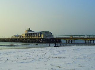 Bournemouth Pier in the Snow