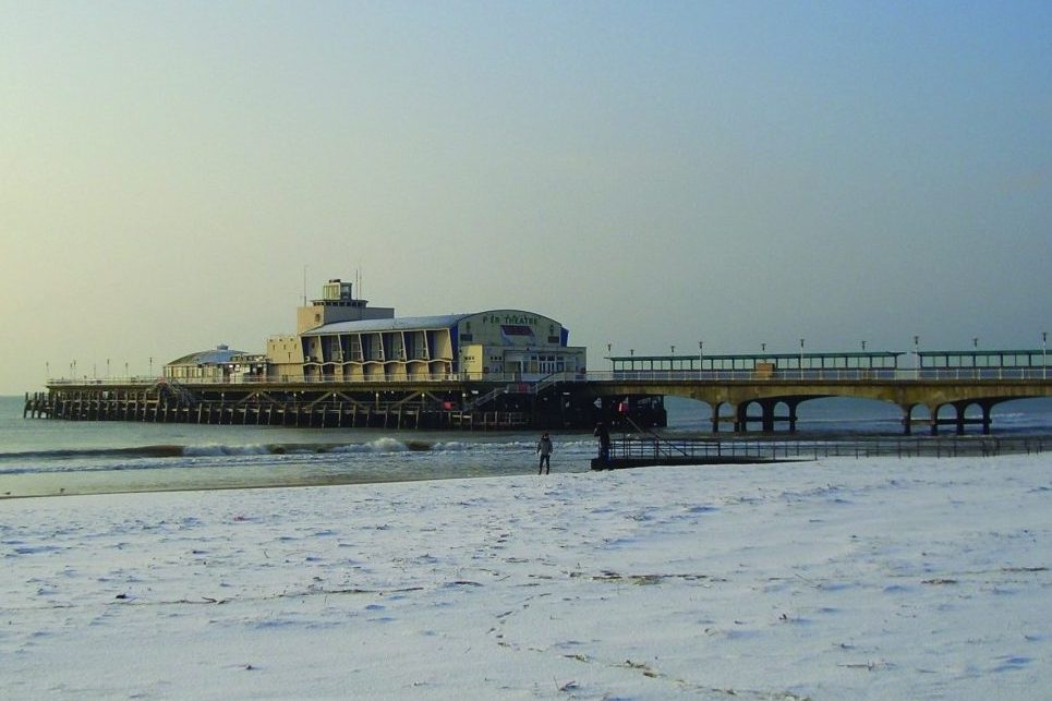 Bournemouth Pier in the Snow