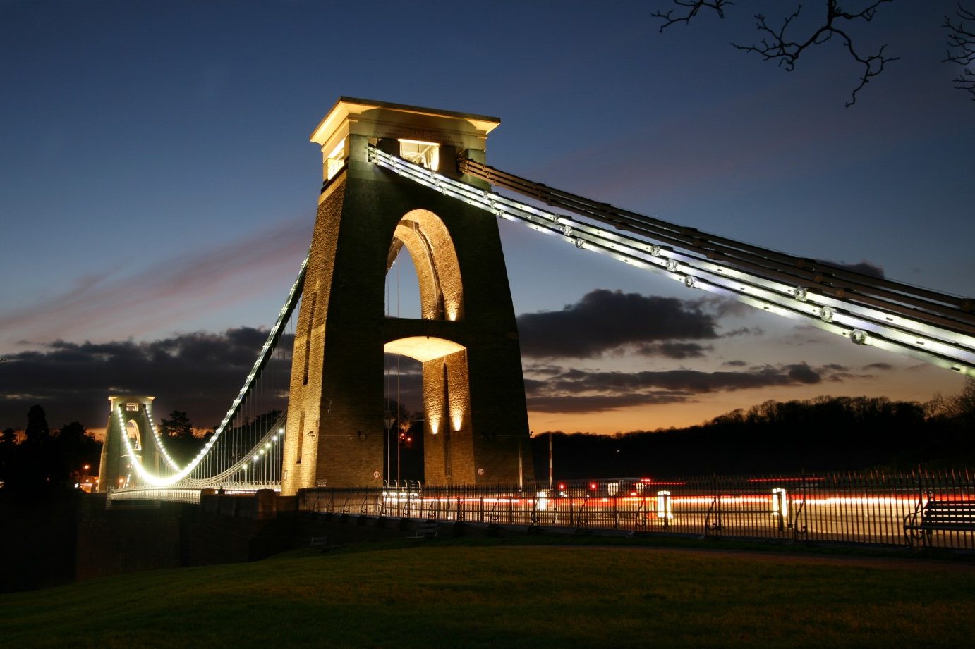 Clifton Suspension Bridge, Bristol, Southwest At night © Bristol City