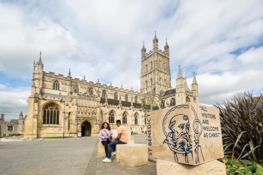 Gloucester Cathedral, Gloucestershire - Exterior of Gloucester Cathedral