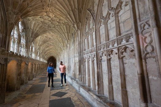 Gloucester Cathedral, Gloucestershire - The Cloisters of Gloucester Cathedral