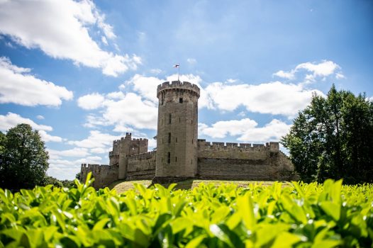 Warwick Castle, Warwickshire - East Front of Warwick Castle