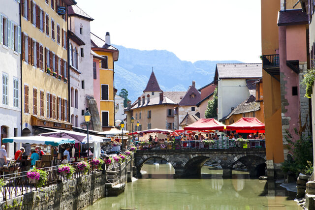 Lake Annecy, France - Canal, Market