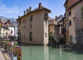 Annecy, France - Town and Canal
