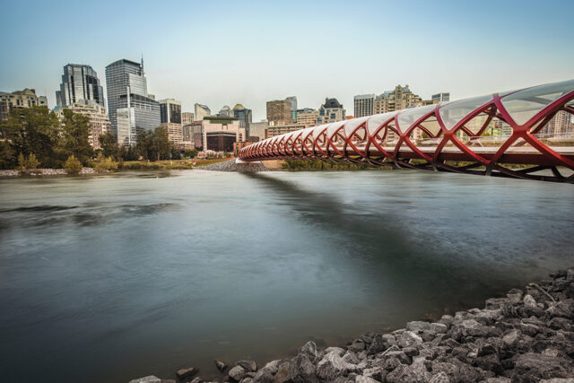 Western Canada Calgary, Canada, Bridge, River