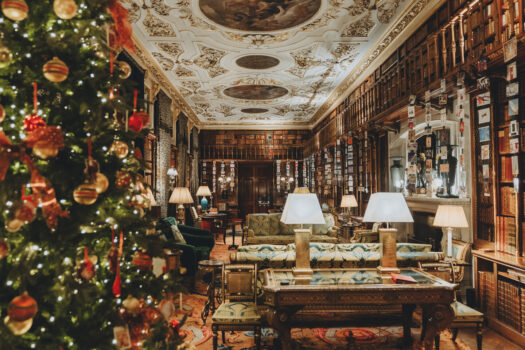 Chatsworth House at Christmas