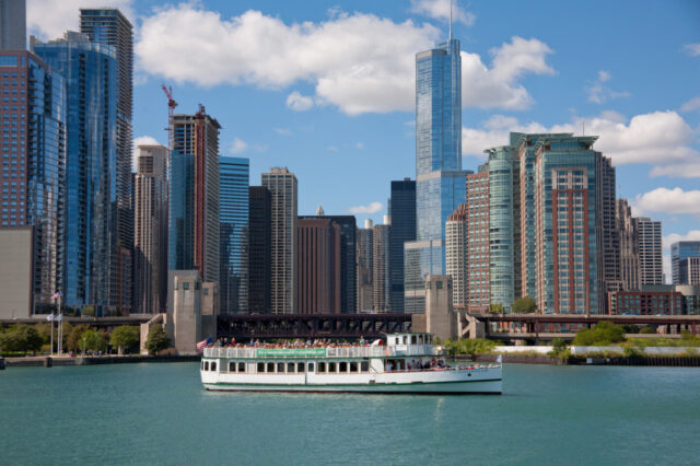 Ship, Water, Buildings