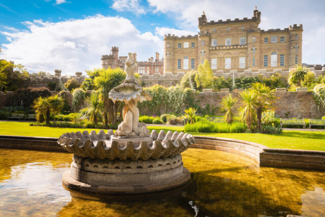 Castle, Fountain, Scotland