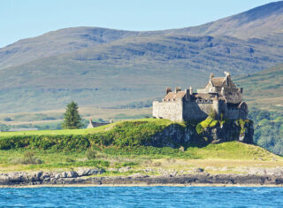 Duart Castle from the sea, Isle of Mull