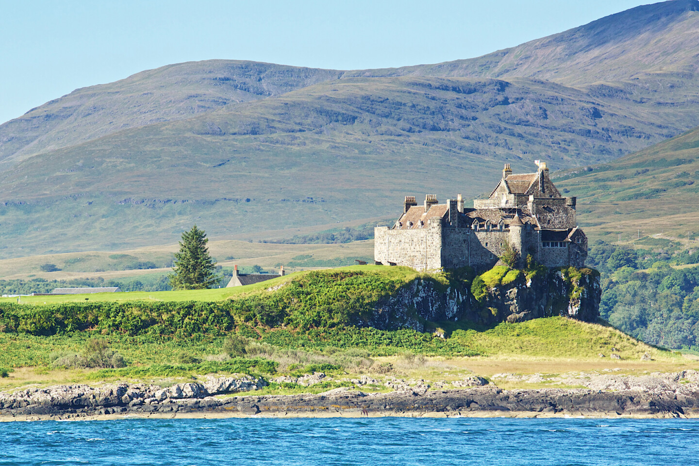 Duart Castle from the sea, Isle of Mull