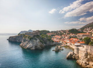 Croatia, Dubrovnik, Dalmatia, coast, buildings, ocean