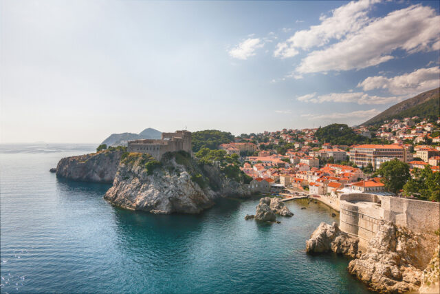 Croatia, Dubrovnik, Dalmatia, coast, buildings, ocean