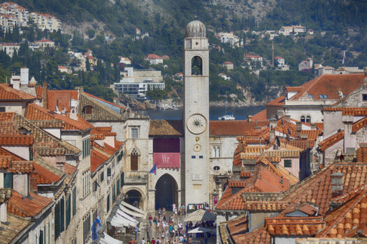Croatia, Dubrovnik old town, Dalmatia