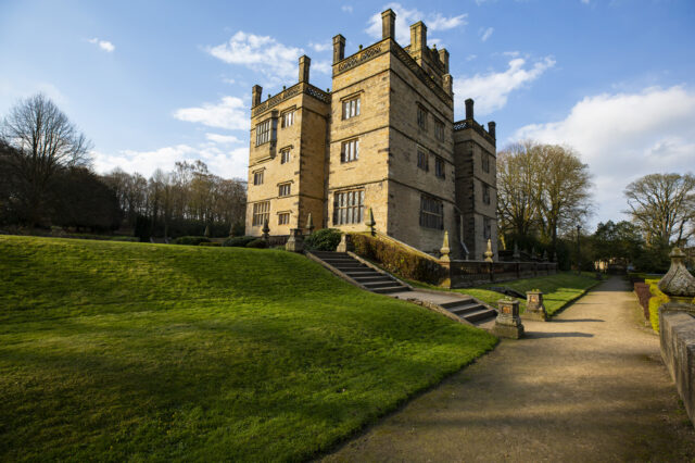View across the lawn