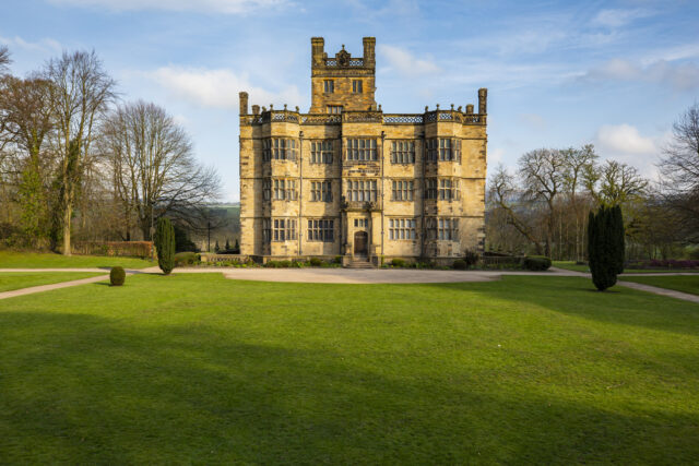 View across the lawn