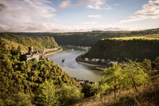 Germany - Rhineland - UNESCO World Heritage Upper Middle Rhine Valley, Castle Katz