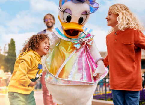 Guests with Daisy Duck