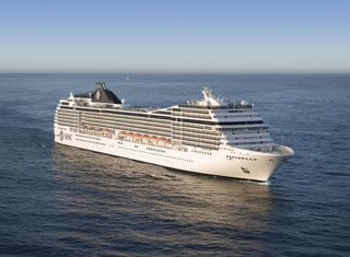 MSC Poesia, cruising