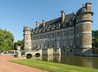Chateau, Moat, Wallonia