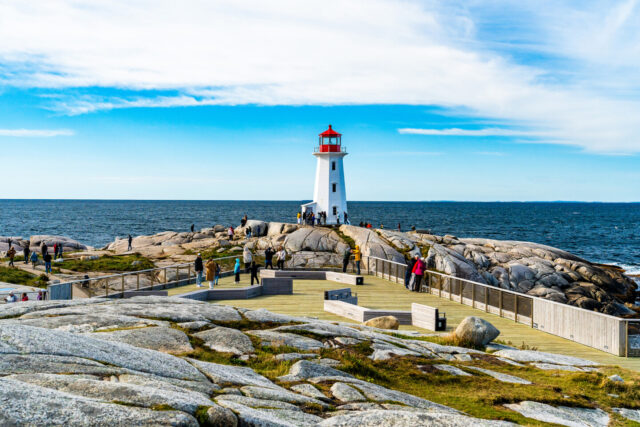 Peggy's Cove, Lighthouse, Ocean