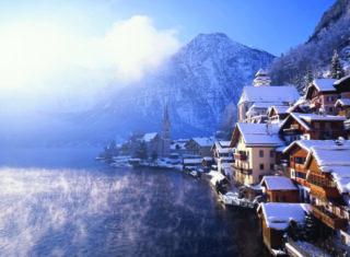 Austria, Hallstatt, winter wonderland, group travel