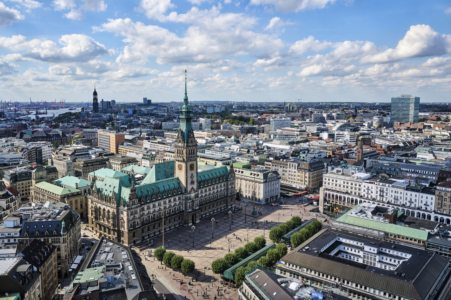 Hamburg City Centre, City Hall, Harbour