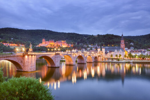 Germany - Heidelberg - Old Bridge and Heidelberg Castle - South West Germany for Groups