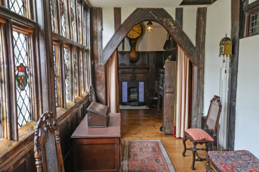 Ightham Mote, Kent - The Chapel Corridor, a passageway between the Oriel Room and the New Chapel at Ightham Mote