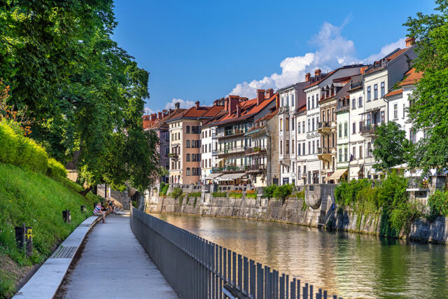 Summer in Ljubljana, River