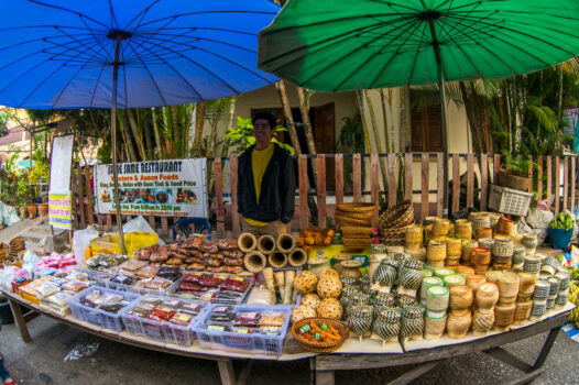 Southeast Asia, Laos, Luang Prabang, local market