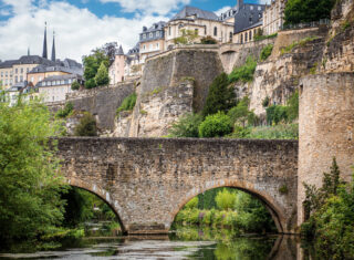 Luxembourg - Grund, Luxembourg City, River