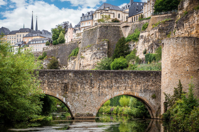 Luxembourg - Grund, Luxembourg City, River