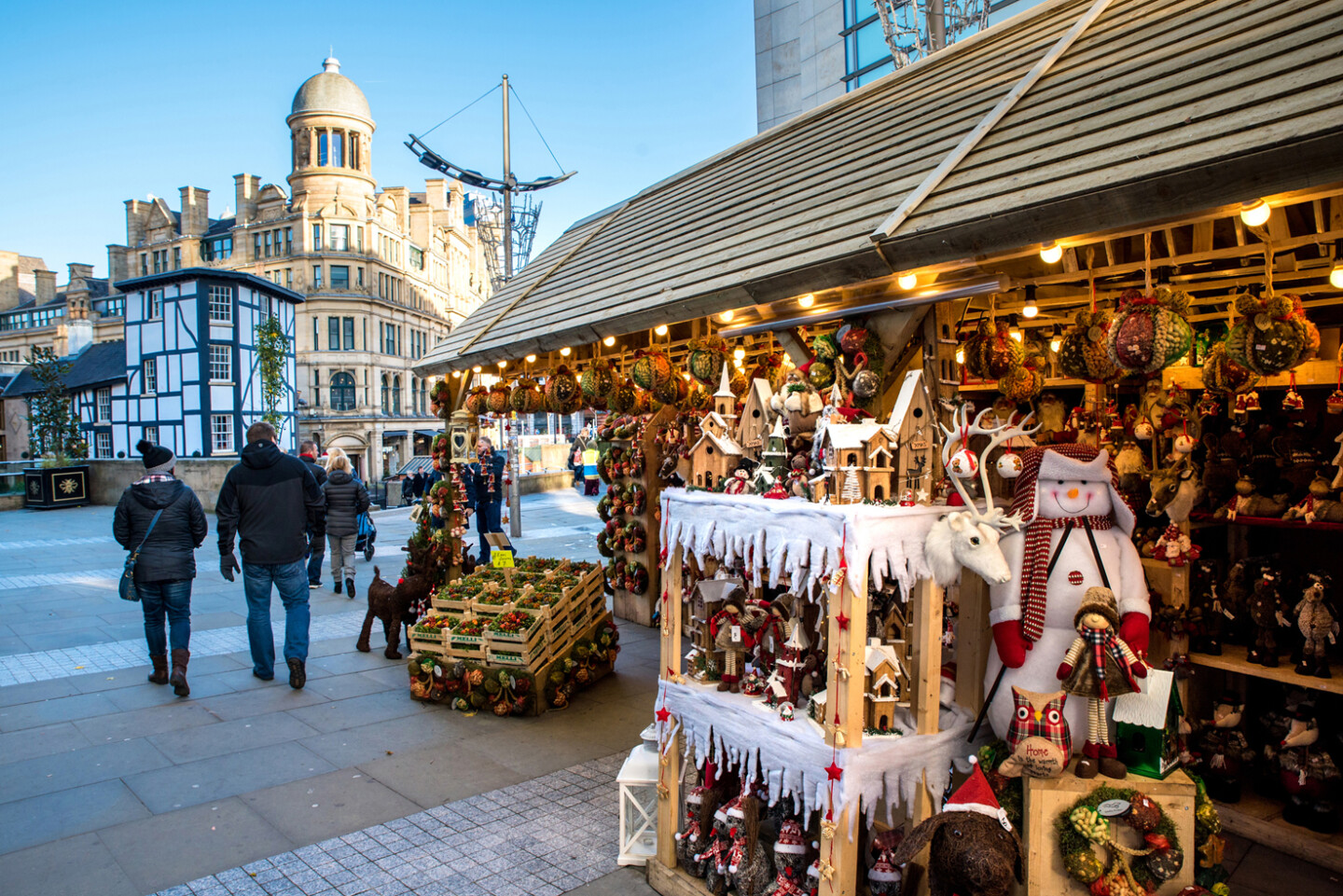 Christmas Markets in Exchange Square, New Cathedral St