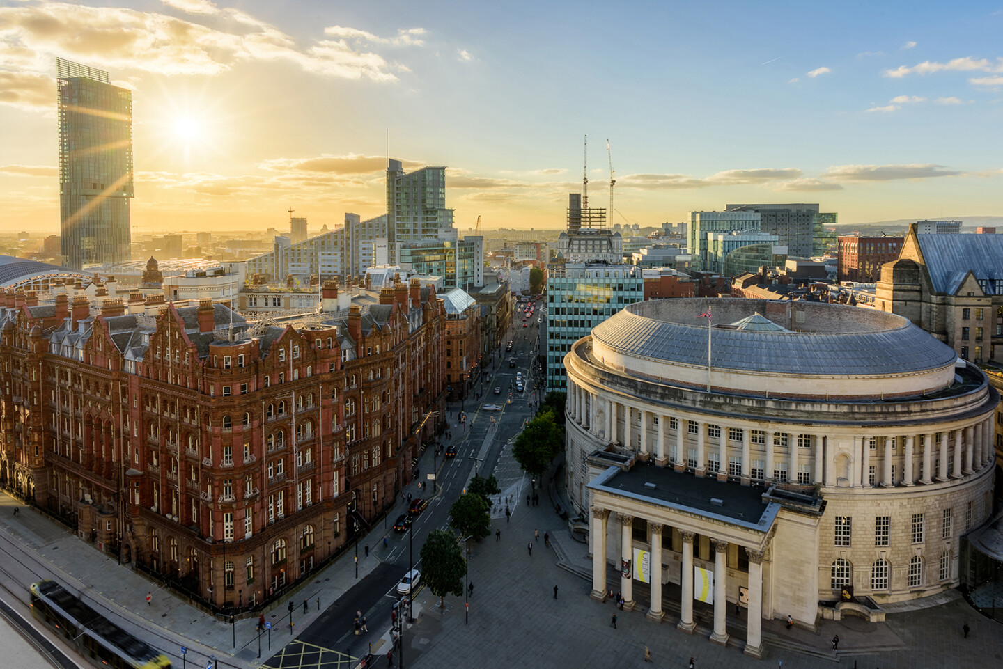 Cityscape from No1 Peters Square, Manchester