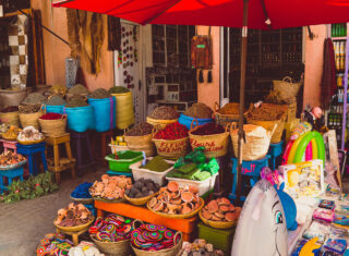 Souk shopping, Marrakech