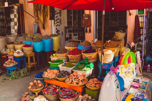 Souk shopping, Marrakech