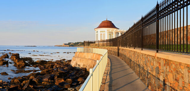 USA, New England, Rhode Island, Newport, Cliff Walk